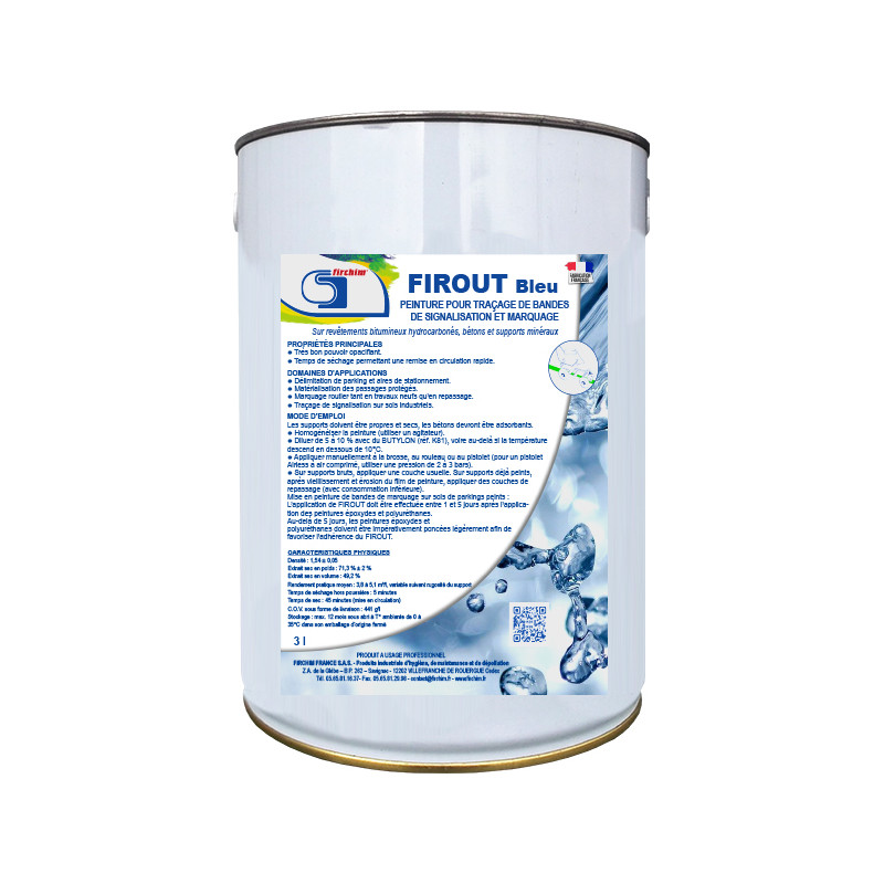 FIROUT BLEU 3 L