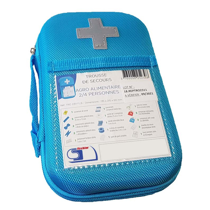 TROUSSE DE SECOURS agroalimentaire 2/4 PERSONNES