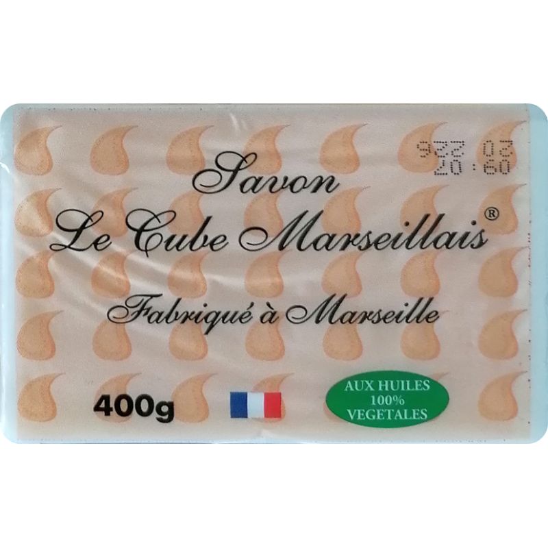 SAVON LE CUBE MARSEILLAIS 400 g