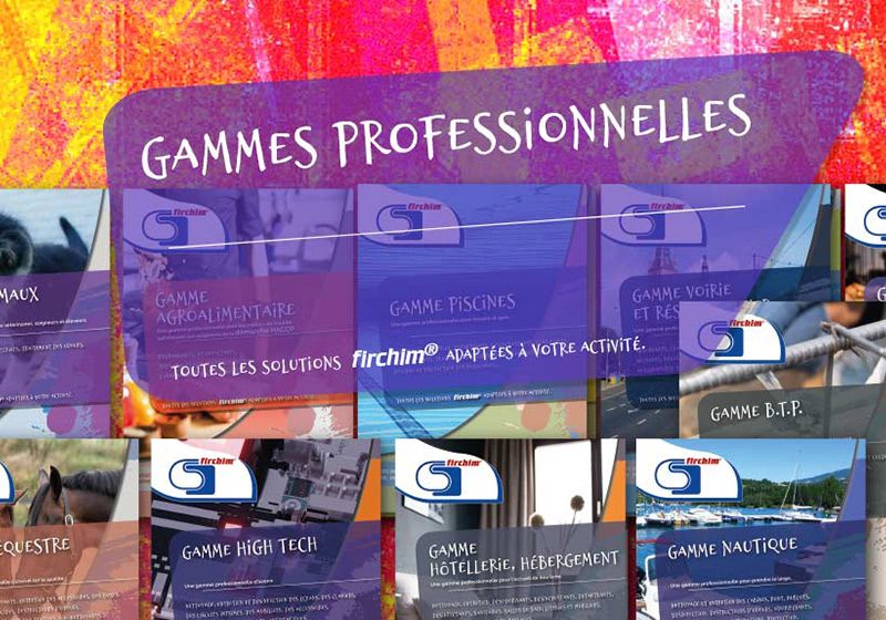 Gamme professionnelles Firchim